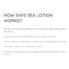 Safe Sea Anti-Jellyfish Sting Protective SPF50+ Sunscreen Lotion 防水母螫傷SPF50+防曬乳太陽油(海洋友善配方) - Image 11