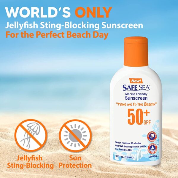 Safe Sea Anti-Jellyfish Sting Protective SPF50+ Sunscreen Lotion 防水母螫傷SPF50+防曬乳太陽油(海洋友善配方)