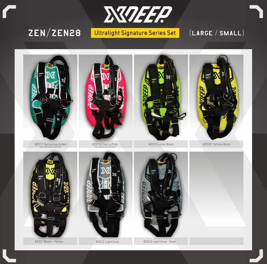 新品?正規品新品?正規品XDEEP エックスディープ NX ZEN デラックス ハーネス アルミプレート ST-ZEN-D4 バックフロート BCD  バックパック BC ダイビング 重器材 ダイビング、スノーケリング