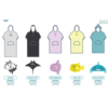 【泰國品牌】Beach Hood Towel 海洋動物剌繡連帽毛巾衣 多款角色可選 罩衣 浴巾衣 沙灘巾 潛水 自由潛 浮潛 游泳 衝浪 - Image 21