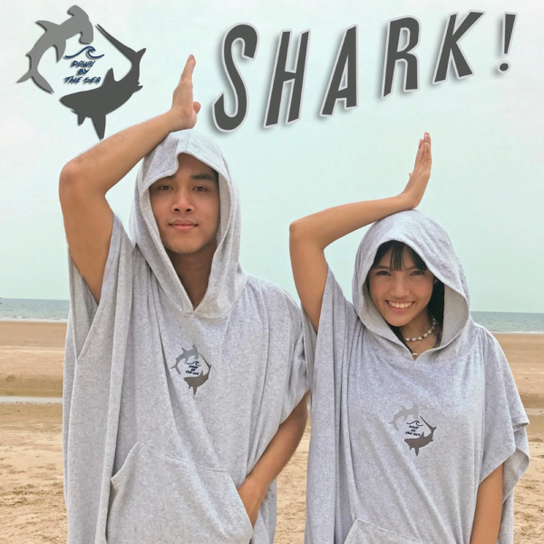 【泰國品牌】Beach Hood Towel 海洋動物剌繡連帽毛巾衣 多款角色可選 罩衣 浴巾衣 沙灘巾 潛水 自由潛 浮潛 游泳 衝浪