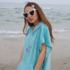 【泰國品牌】Beach Hood Towel 海洋動物剌繡連帽毛巾衣 多款角色可選 罩衣 浴巾衣 沙灘巾 潛水 自由潛 浮潛 游泳 衝浪 - Image 9