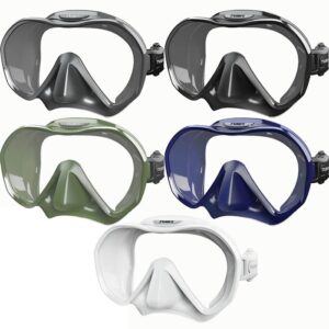 【超廣角視野無框面鏡】TUSA Zensee M1010 / M1010S 潛水・浮潛面鏡｜高舒適度矽膠｜超輕便無框設計
