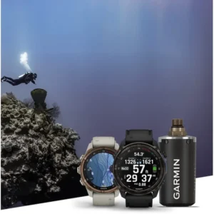 Descent MK3si,Sapphire Carbon Gray DLC Titanium with Black Silicone